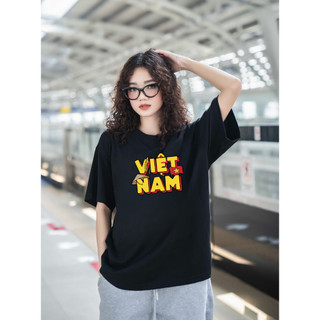 Áo Thun Việt Nam Cây Lúa Vàng NGỐ TEE Chất Vải Cotton 100 Cao Cấp 250gsm Thoáng Mát Form Rộng