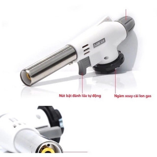 Đầu Khò Gas Mini Tự Động Đánh Lửa - Khò Ga Chuyên Dụng Giá Rẻ- Núm Điều Chỉnh Nhiệt Độ Tiện Lợi