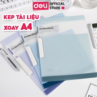 File Kẹp Tài Liệu Xoay File Trong Suốt Kẹp Tài Liệu Giấy Tờ Bài Kiểm Tra Học Sinh Văn Phòng