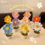 Chậu Len Treo Rose Hoa Cúc Daisy Hoa Hồng Dại Nhiều Màu Sắc Bằng Len - Made by Haste