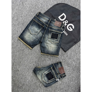 Quần Short Jean Nam 2 màu Xanh Nhạt và đậm Rách Gối – Chất Denim Cao Cấp, Form Regular Fit Cá Tính