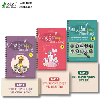 Sách-Combo:Cùng bạn đi qua năm tháng- sách song ngữ Trung - Việt