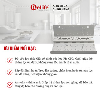 Giá sắt treo cốc lọc nước 10 inch dành cho máy lọc nước gia đình