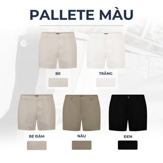 [BEST SELLER] Quần short nam ngắn POLOMANOR vải kaki xuất xịn, lưng đai thun, co giãn 2 chiều, chuẩn form