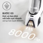 Máy Giặt Hút Vết Bẩn KOCHI H100 - Không Dây - 8000Pa - Làm Sạch Thảm, Nệm, Sofa  - Sạc Type-C - - Pin 2000 MAH — ảnh 8
