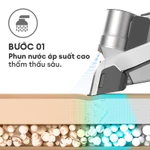 Máy Giặt Hút Vết Bẩn KOCHI H100 - Không Dây - 8000Pa - Làm Sạch Thảm, Nệm, Sofa  - Sạc Type-C - - Pin 2000 MAH — ảnh 6