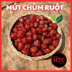 Mứt chùm ruột rim đường phèn đặc biệt nhà làm quả to dẻo chua ngọt vừa, mứt trái cây ăn vặt HTC Food