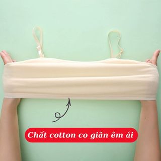 Áo lá bé gái cotton cao cấp mềm mại không đệm mút thấm hút tốt kiểu dáng basic đơn giản DEVARI B8891