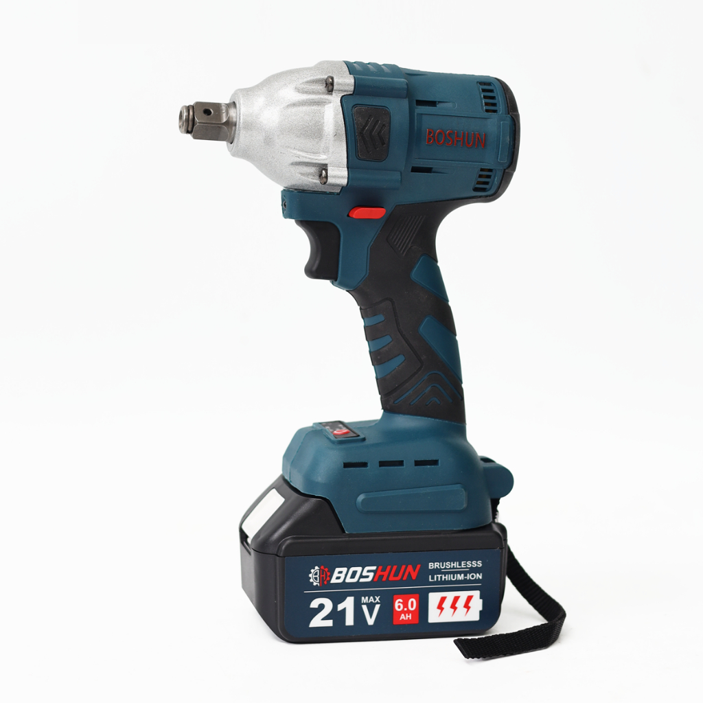 Máy Siết Bulong Bossun BS-IW360NCP Lực Siết 360Nm Đông Cơ Lõi Đồng Không Chổi Than Đầu Khẩu 1/2