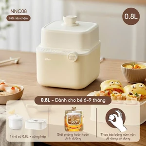 Nồi Nấu Cháo Chậm BEAR 0.8L NNC08