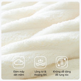 Khăn tắm có thể đeo được cho người lớn Khăn tắm dày San hô Nhung Khăn tắm Khăn sọc Bộ khăn tắm bọc khăn tắm