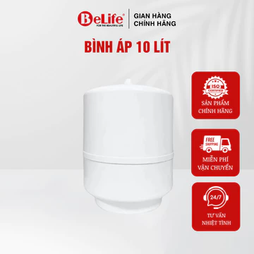 Bình áp 10 lít dùng cho mọi loại máy lọc nước, lưu trữ nước an toàn, áp suất ổn định (kèm van bình áp)