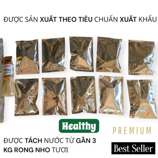 1 túi 10 gói ( 1kg ) rong nho tách nước AGS Việt Nam - tặng 1 chai sốt - Tiêu chuẩn