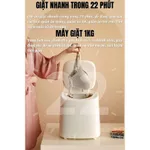 Máy giặt đồ lót kháng khuẩn và sấy khô mini cao cấp máy giặt đồ trẻ em sơ sinh siêu sạch khử trùng sấy khô an toàn — ảnh 2