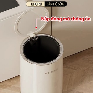 Thùng Đựng Rác Đạp Chân UFORU Chất Liệu Inox Cao Cấp Thế Tích 8L, 12L, 15L, 20L - UFM469