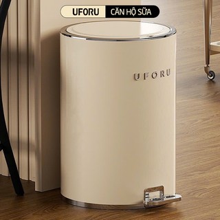 Thùng Đựng Rác Đạp Chân UFORU Chất Liệu Inox Cao Cấp Thế Tích 8L, 12L, 15L, 20L - UFM469