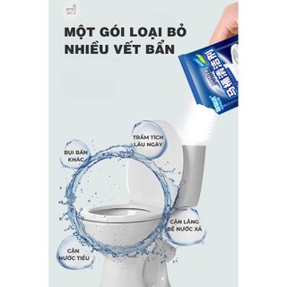 Bột Vệ Sinh Bồn Cầu,Tẩy Cặn Bẩn Chất Thải Ố Vàng Khử Mùi Toilet Diệt Khuẩn Hiệu Quả 25G
