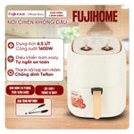 Nồi chiên không dầu 6.5L nhập khẩu Fujihome A6W công suất 1600W, nồi chiên cơ tự ngắt an toàn chống dính cao cấp Teflon — ảnh 1
