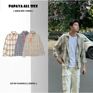 Áo sơ mi Flannels chất Dạ New Layer rất đẹp và mềm mại không có túi. SMFN1