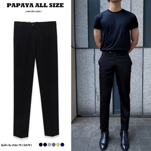 Quần âu nam chất vải chéo 79 Luxury cao cấp siêu bền form slim fit. QA79