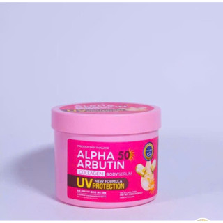 Kem Dưỡng Trắng Da Chống Nắng Alpha Arbutin Collagen Body Serum 500g UV 50 SPF Precious Skin Thái Lan