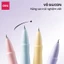 Combo Bút Gel Deli Ngòi 0.5mm Màu Pastel Có Đệm Tay Deli Viết Trơn Tru Nhanh Khô Dễ Thương