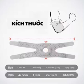 Đệm Bảo Vệ Khuỷu Tay ECOFIT 7941, Cố Định Khuỷu Tay, Phù Hợp Gym, Bóng Rổ, Cầu Lông, Pickelball