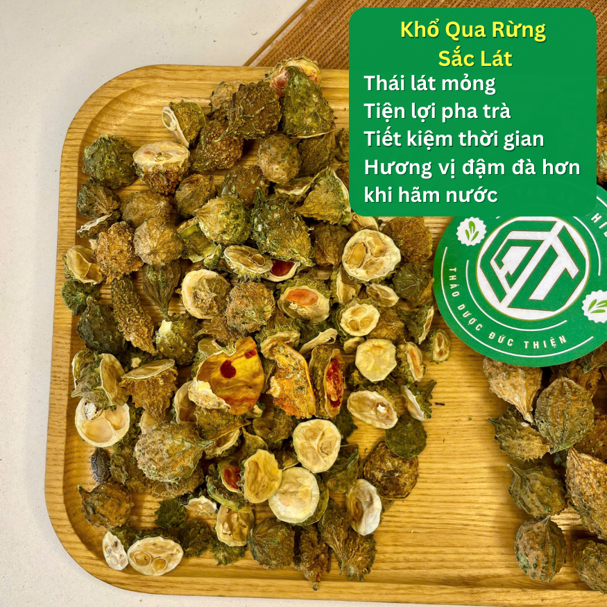 500g Khổ Qua Rừng Loại 1 Đức Thiện (Khô, Sạch, Thơm) Hỗ Trợ Thanh Nhiệt, Giải Độc, Hỗ Trợ Sức Khỏe