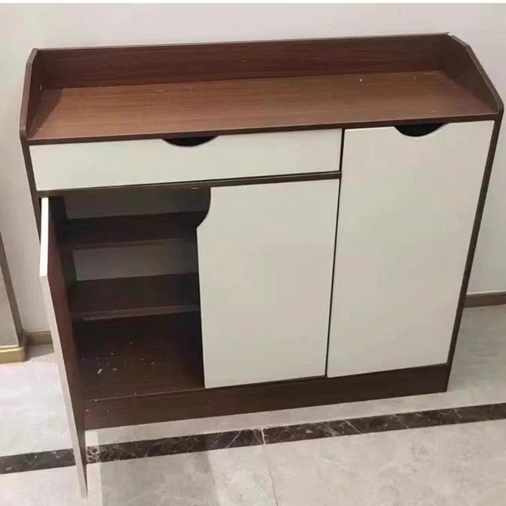 Tủ Giày Cửa Khuyết Nhiều Ngăn FOREST HOME Tủ Đựng Giày Dép Gỗ MDF cao cấp chống nước chống xước bền đẹp