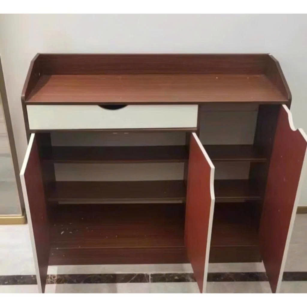 Tủ Giày Cửa Khuyết Nhiều Ngăn Xưởng Mộc Decor, Tủ Đựng Giày Dép Gỗ MDF cao cấp chống nước chống xước bền đẹp
