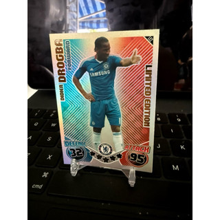 [ TL08 ]Thẻ Bài Sưu Tập Cầu Thủ Bóng Đá Didier Drogba Match Attax Drogba Limited Chelsea Mùa 2010/11 10/11 ( TL08 )