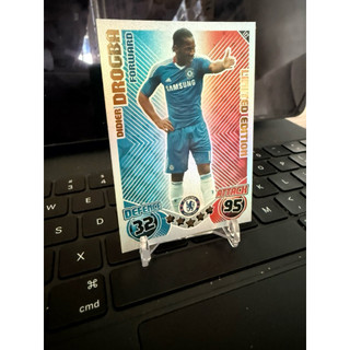 [ TL08 ]Thẻ Bài Sưu Tập Cầu Thủ Bóng Đá Didier Drogba Match Attax Drogba Limited Chelsea Mùa 2010/11 10/11 ( TL08 )