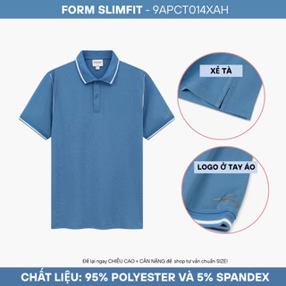 [T7_ĐỒNG GIÁ 289K] Áo Polo Nam 9APCT014 Biluxury Form Slimfit Sợi Vải DTY Co Giãn Thoáng Khí Mềm Mại