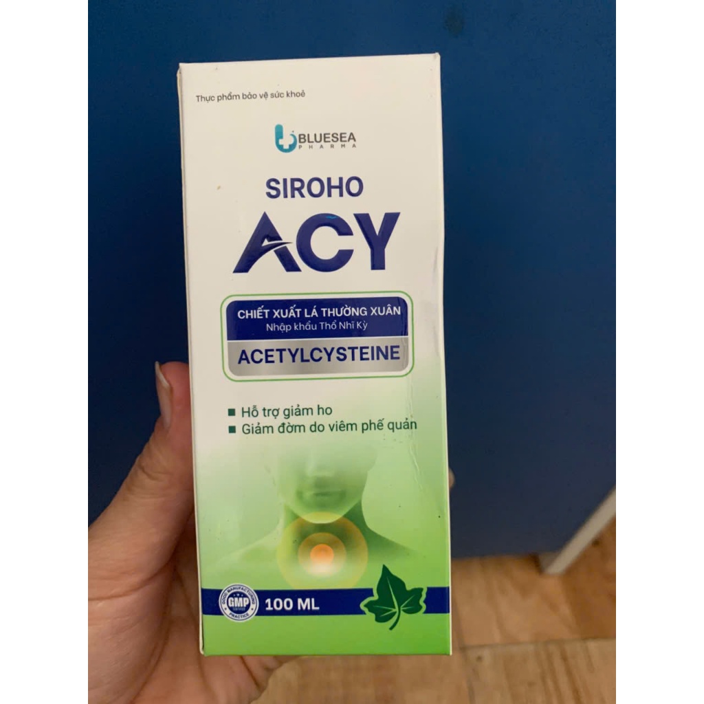 Siroho Acy ( Hỗ trợ giảm ho, giảm đờm do viêm phế quản ) | Shopee Việt Nam