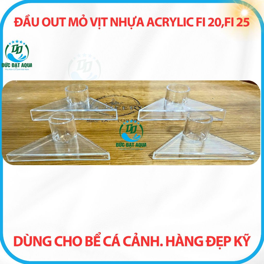 Đầu out mỏ vịt nhựa Acrylic Fi 20,Fi 25 dùng cho bể cá cảnh, thủy sinh. Hàng đẹp kỹ 2