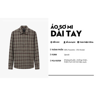 [T7_SALE 20%_HT] Áo Sơ Mi Nam Dài Tay 9SMDC580REU Biluxury Chống Nhăn Chống Tia Cực Tím Kháng Khuẩn
