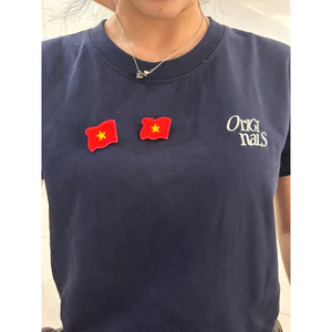ghim cài áo cờ đỏ sao vàng hotttt
