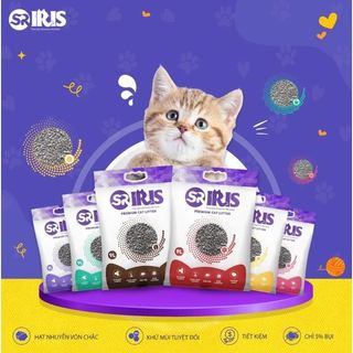 [Hỏa Tốc] Mua 6 túi tặng 1 túi canvas _Cát đất sét than hoạt tính IRIS cho mèo - Túi 3,5kg