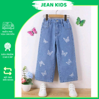 QUẦN JEAN SUÔNG HỌA TIẾT – ITEM “CỰC CHẤT” CHO BÉ GÁI SÀNH ĐIỆU