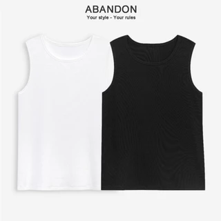 Áo Ba Lỗ TankTop Nam Mùa Hè Vải Thun Tăm Cao Cấp Mềm Mại Thoáng Mát Và Co Giãn Tốt  ABANDON B4