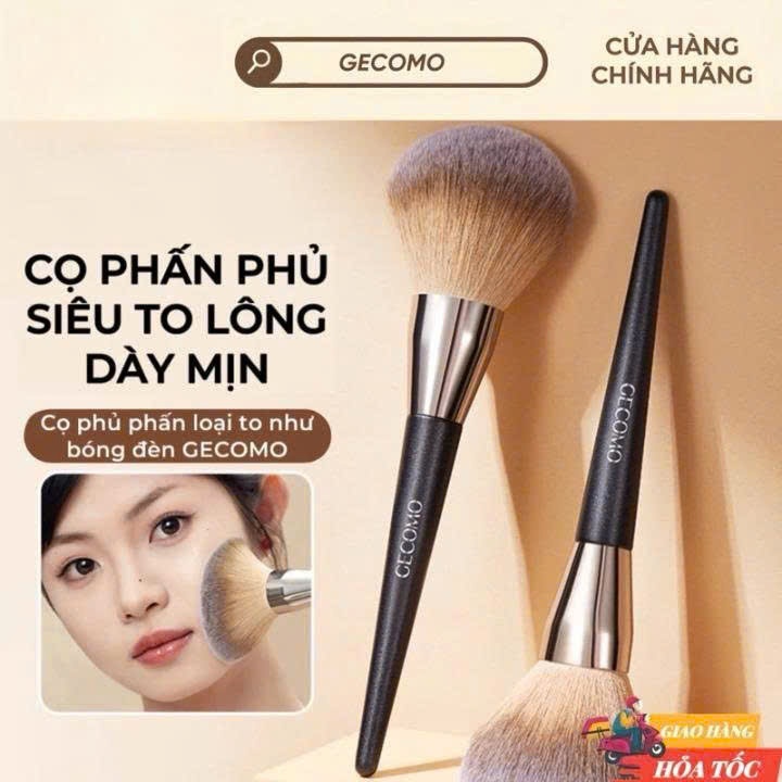 Cọ Phủ Phấn GECOMO G1122 Đầu Tròn Lông Mềm Mịn Dễ Dùng | NHÍM HOUSE