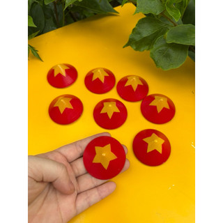 Móc khoá / nam châm magnet nón lá hình lá cờ đỏ Việt Nam