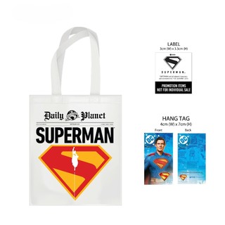 [QUÀ TẶNG KHÔNG BÁN] Túi tote canvas phiên bản họa tiết Siêu anh hùng - Superman