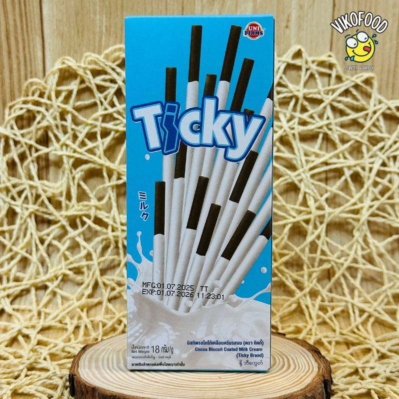 [LỐC 13 HỘP] BÁNH QUE TICKY THÁI LAN [VỊ SỮA] [COMBO 6 HỘP] | Shopee ...