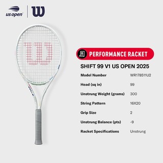 Wilson Shift 99 99L V1 Us Open 2025 Vợt Tennis WR178511U WR178611U