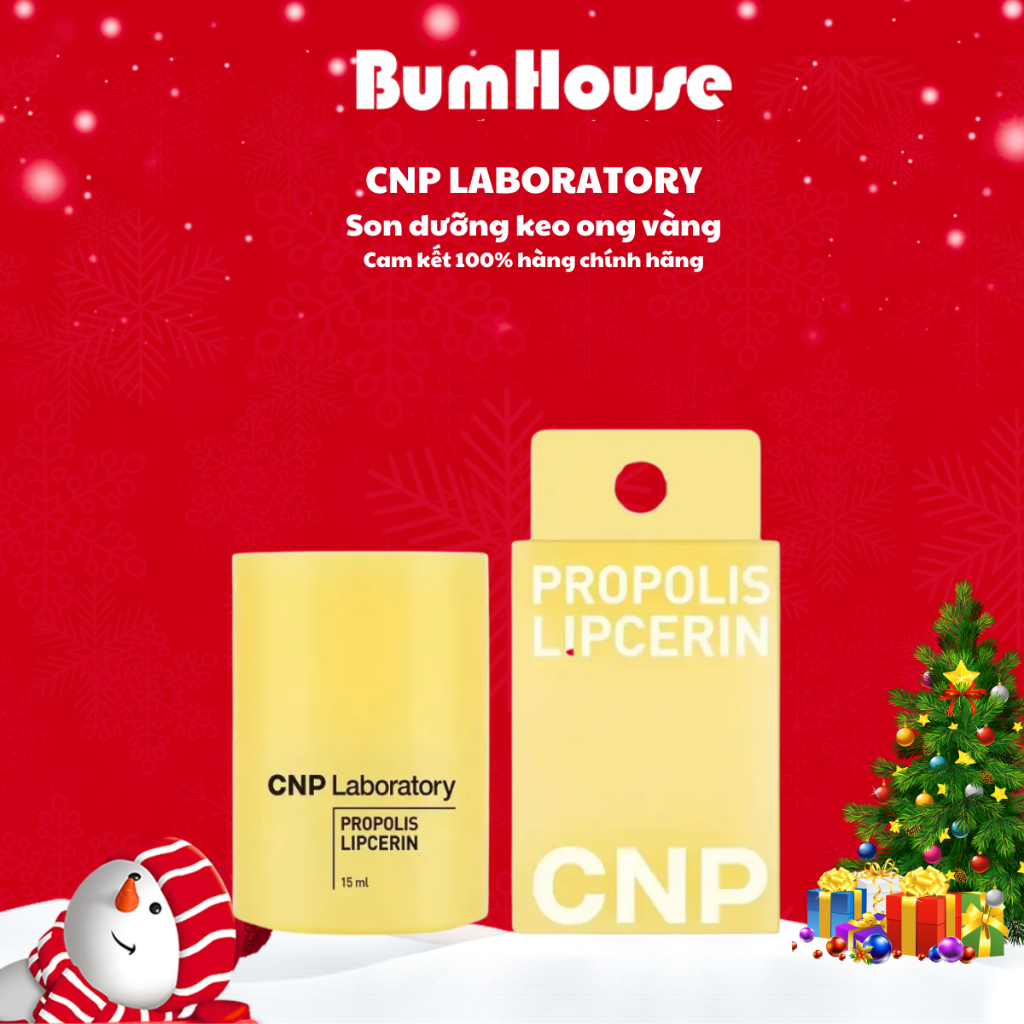 [HÀNG CTY] Lọ son dưỡng môi keo ong CNP Laboratory Propolis Lipcerin 4,5ml/15ml