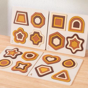 Montessori Học tập sớm Câu đố nhận thức Cha mẹ và con cái Hình dạng tương tác Huấn luyện Logic tư duy