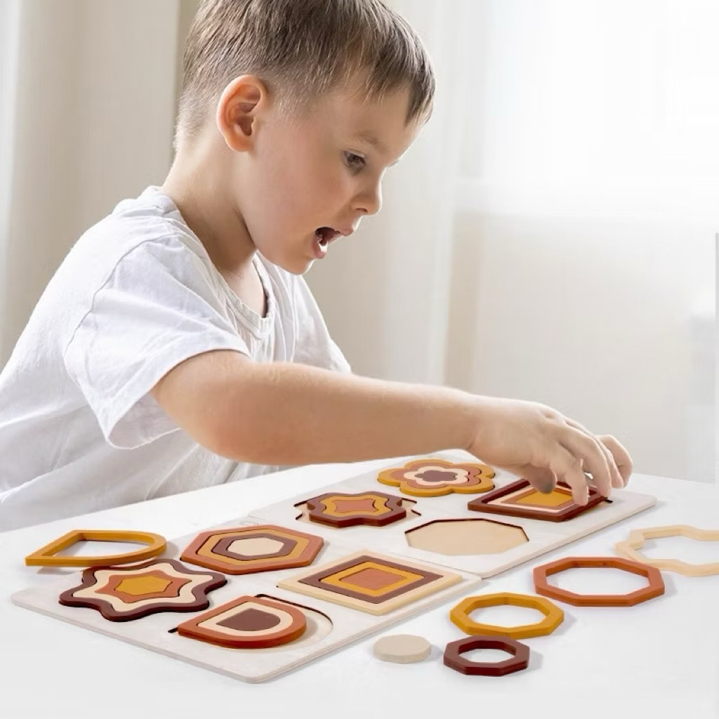 Montessori Học tập sớm Câu đố nhận thức Cha mẹ và con cái Hình dạng tương tác Huấn luyện Logic tư duy