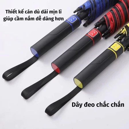 Ô che mưa,Che nắng chống tia UV,Có Vỏ rút ngăn nước tràn ra Xe Ô Tô,Sàn Nhà - Dù 8 nan Khung bền bỉ, Chống lật, Rộng 1