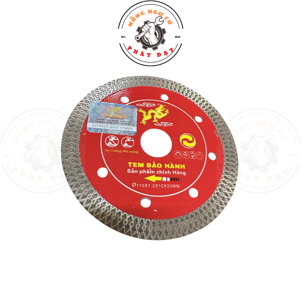 Lưỡi cắt đa năng RỒNG VÀNG, hạt kim cương nhân tạo, cho khả năng cắt nhanh , sắc ngọt, độ bền cao
